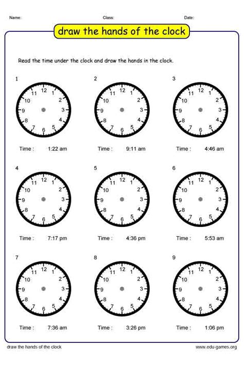 Free Printable Time Worksheets For Grade 2 Time Worksheets