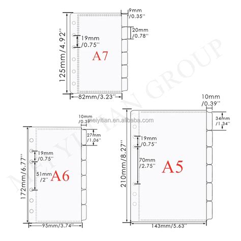 A A A Tabs Clear Pp Cash Envelopes Dividers Zipperless Loose Leaf