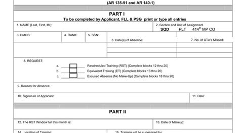 Rst Form Army ≡ Fill Out Printable Pdf Forms Online