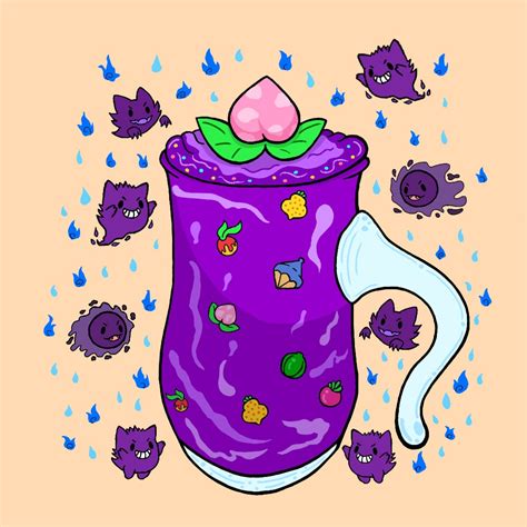 Some Cursed Berry Juice anyone? (did the art myself :3) : r/pokemon