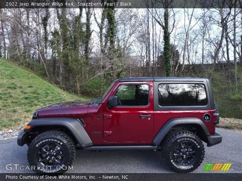 Snazzberry Pearl Jeep Wrangler Willys X Black Interior