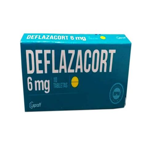 DEFLAZACORT 6 MG CAJA X 10 TAB