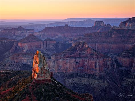 Sunrise At Point Imperial Grand Canyon National Park Arizona Jacob