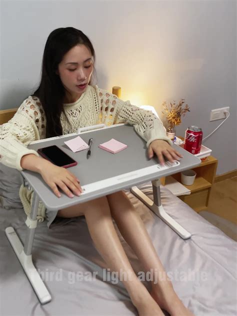 Laptop Bed Tray Table Adjustable Bed Desk For Laptop Extra Large Super ...