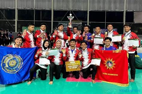 Capai 4 Emas Dan 3 Perunggu Tim Tapak Suci UMS Juara Umum II Kejuaraan