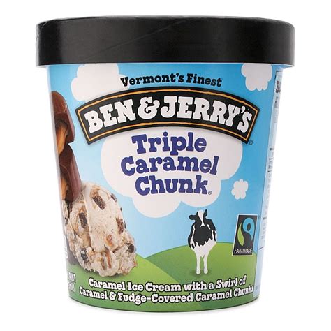 Helado Ben And Jerrys Triple Caramel Chunk 473 Ml Walmart