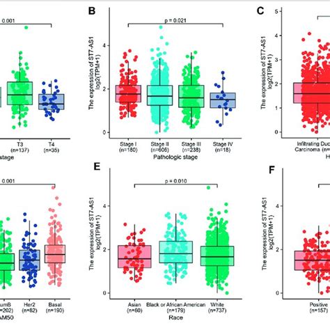 Correlation With Lncrna St7 As1 Expression And Clinicopathologic