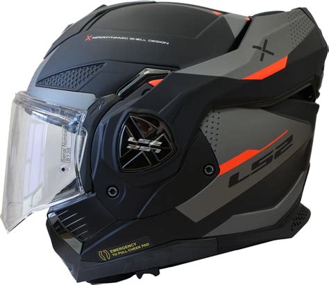 LS2 Casco Moto Modulare ADVANT X OBLIVION Matt Black Titanium M