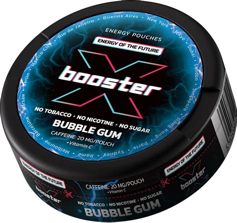 X Booster Bubble Gum Mg Pouches