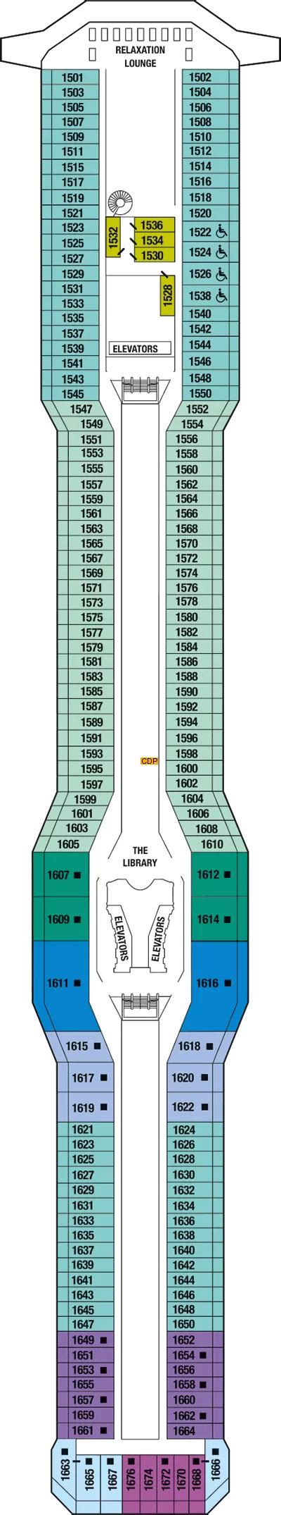 Celebrity Equinox Penthouse deck 11 plan | Cruisedeckplans.com