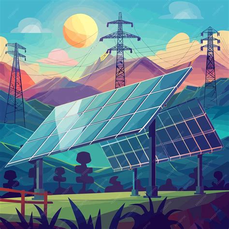 Premium Vector Solar Panel Vector Illustrationsolar Power