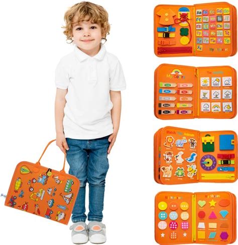 Qualit Montessori Jouets Jouets Sensoriels Activity Board Busy