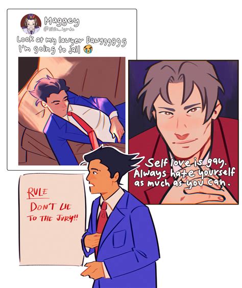 Memeing My Way Thru Art Block In 2024 Ace Phoenix Wright Attorneys