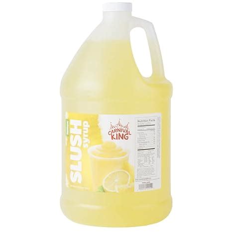 Amazon TableTop King 1 Gallon Lemon Slushy Syrup Grocery