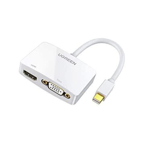 UGREEN MINI DP TO HDMI VGA CONVERTER SILVER 20421 DUAL LINK