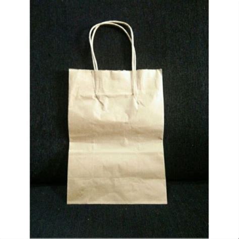 Brown Kraft Paper Bag Capacity 1 7 Kg For For Shopping At Rs 5piece