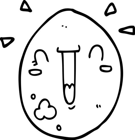 cartoon happy egg 12353157 Vector Art at Vecteezy