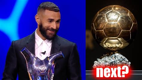 Karim Benzema Wins UEFA Player Of The Year Award YouTube