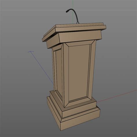 Podium 3D Model $10 - .c4d .3ds .fbx .obj .unknown - Free3D