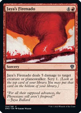 Jaya's Firenado from Dominaria United Spoiler