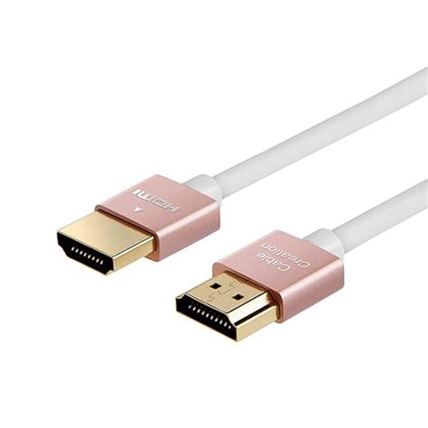 Cablecreation Ultra Thin Hdmi Cable Male To Male 10ft Hdmi