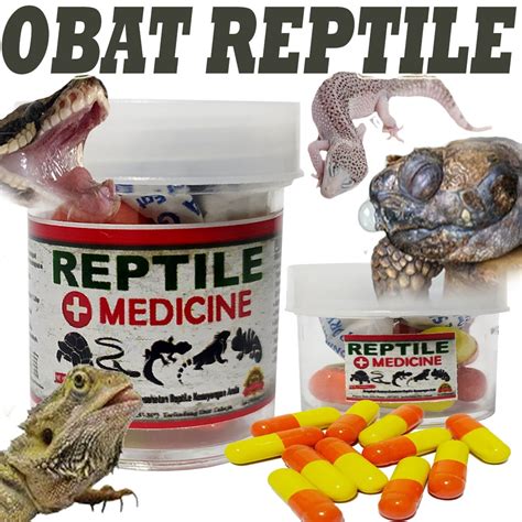 Jual Obat Suplemen Reptile Medicine Vitamin Lemas Pilek Diare