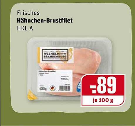 Frisches Hähnchen brustfilet Angebot bei REWE 1Prospekte de