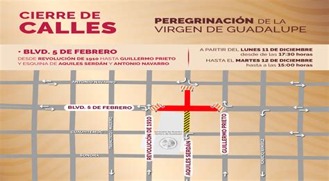 Cerrarán Calles Aledañas Al Santuario De Nuestra Señora De Guadalupe En