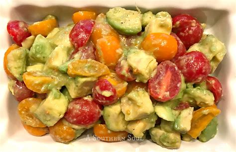 Avocado Tomato Salad A Southern Soul