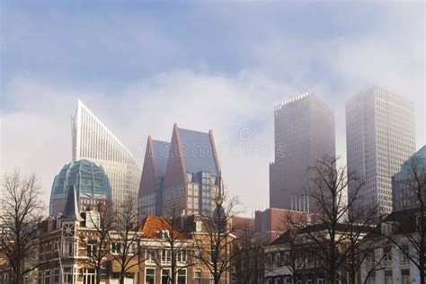 The Hague Skyline with Buildings Stock Image - Image of architecture ...