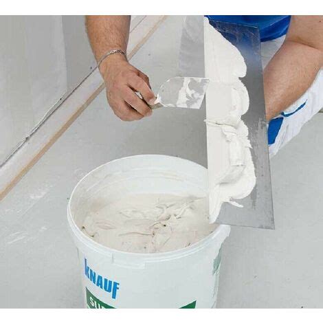 Stucco Pronto In Pasta KNAUF SUPER FINISH Bianca Rasatura Liscia