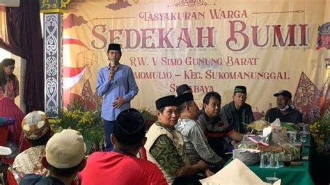 Ketua Dprd Surabaya Adi Sutarwijono Ingin Menjadikan Sedekah Bumi