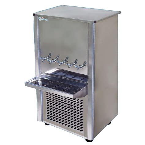 Stainless 5 Tap water cooler /dispenser - Climate+Dubai