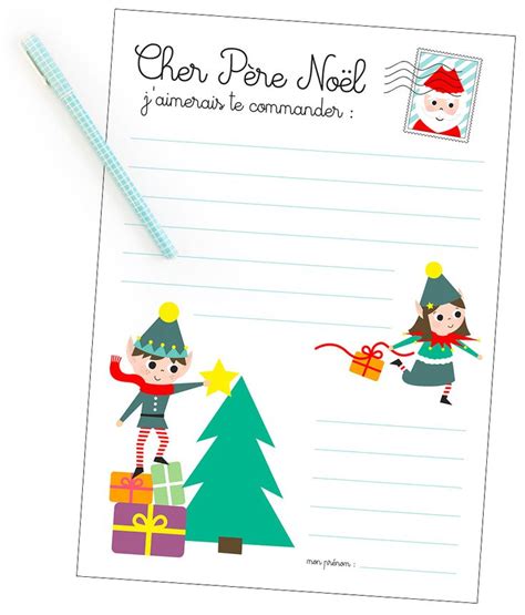 A Note With An Elf And A Christmas Tree On It