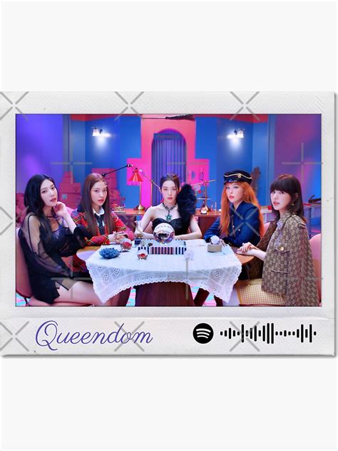 RED VELVET QUEENDOM Sticker For Sale By LainysShop Redbubble