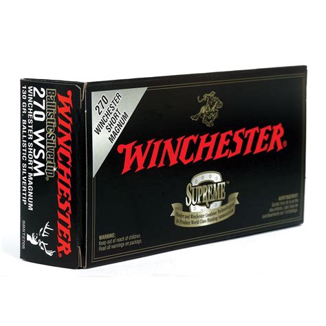 Winchester® Short Magnum 7mm Wsm 140 Grain Bst 20 Rounds 65532 7mm