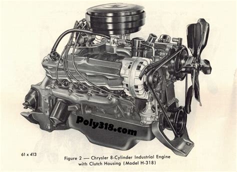 Chrysler Poly 318 Marine Industrial Engines Poly318