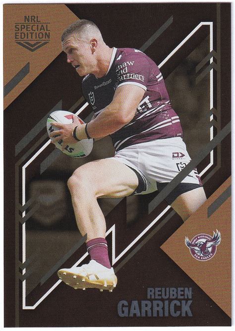 2023 NRL RIVALRY BRONZE SPECIALS B07 REUBEN GARRICK MANLY WARRINGAH