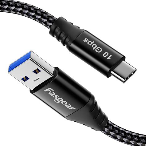 Fasgear Ft Usb C To A Cable Gen Gbps A Fast Charge