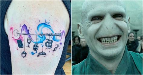 Harry Potter Tatuajes De Horrocrux Que Los Fan Ticos Adorar N