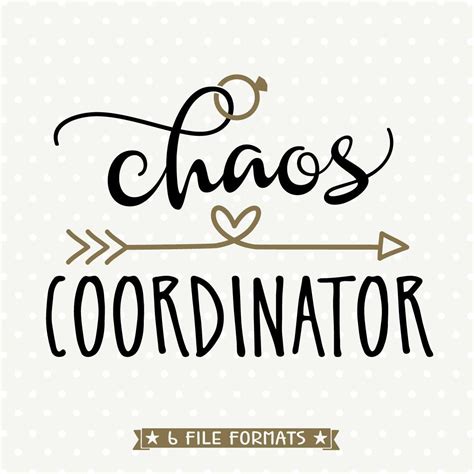 Chaos Coordinator Svg File Bride Svg File Bride Shirt Svg Wedding