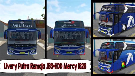 Bussid Livery Putra Remaja Jb Hdd Voyager Mercy Mod Muhamad