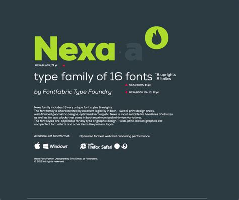 Nexa Font Free - Free Fonts