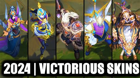 All Victorious Skins Spotlight 2024 League Of Legends YouTube