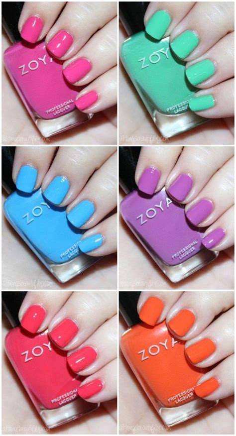 Zoya Sunsets Collection Swatches Review All Things Beautiful Xo