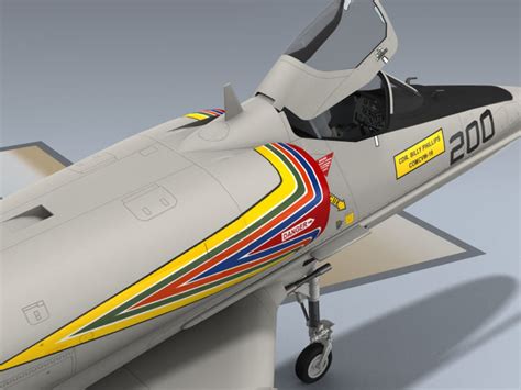 A 4E Skyhawk VA 192 USN 3d Model By Mesh Factory