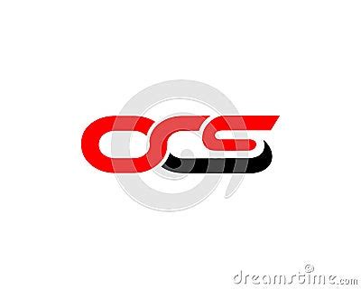 Stylish Letter OCS Logo Design Vector Illustration | CartoonDealer.com ...