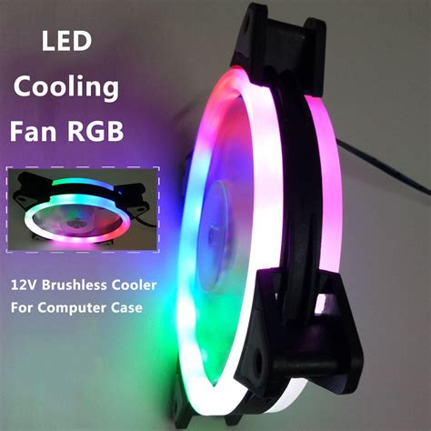 Pin Pin Led Rgb Cooling Fan Mm Dc V Brushless Pc Cooler For