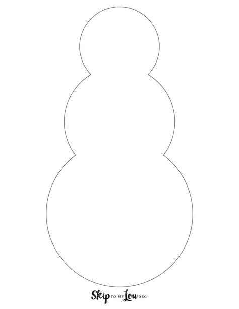 Free Printable Snowman Crafts For Preschoolers Printable Online