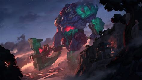 Worldbreaker Sion Lol Lor Runeterra Game Skin K Hd Wallpaper